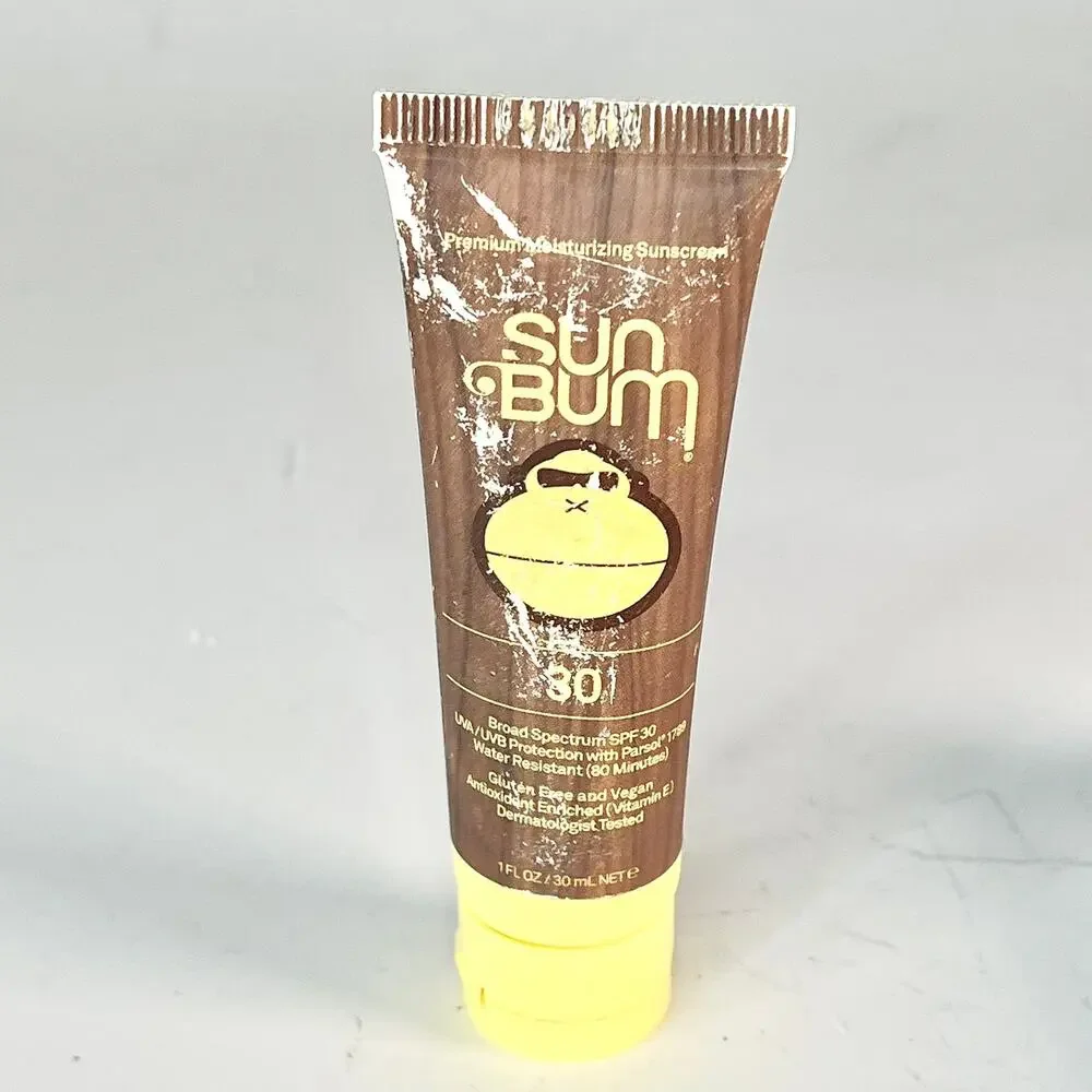 Sun Bum Broad Spectrum SPF 30 Water-Resistant Sunscreen Travel 1 fl oz 30ml New